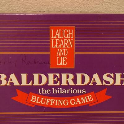 Lot 121: Balderdash Game