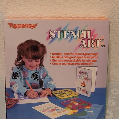 Lot 130: Foxtail Book & Ball and Tuppertoys Stencils 