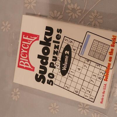 Lot 132: Sudoku Game and Card Game