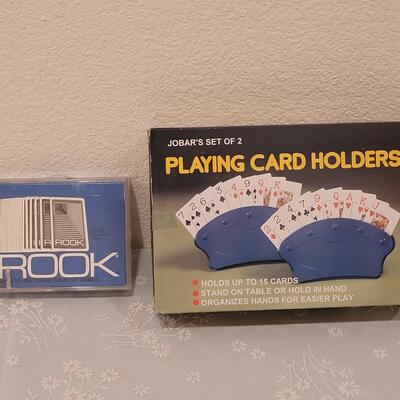 Lot 133: Rook Card Game and Card Holders