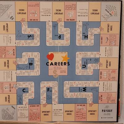 Lot 143: Vintage 1955 Careers Board Game