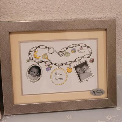 Lot 152: New Mom Photo Frame, Book, Baby Baptism Set, Photo Album and Book