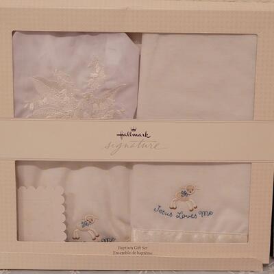 Lot 152: New Mom Photo Frame, Book, Baby Baptism Set, Photo Album and Book