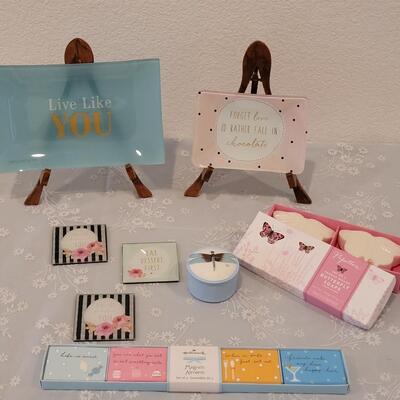 Lot 167: Decorative Plates, Magnets, Soaps and Trinket Box
