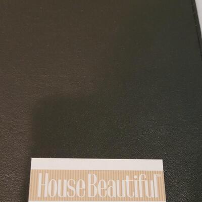 Lot 173: New Leather Brown/Black Placemats 