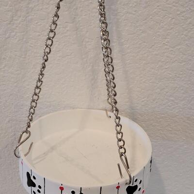 Lot 177: New 2 piece Cat Bowls and Hanging Cat Bowl