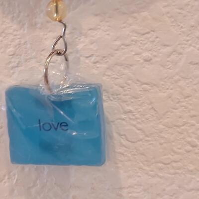 Lot 182: Glass Ladybug Hanging Deco