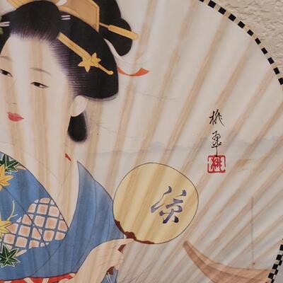 Lot 183: (2) Vintage Disneyland Gift Shop Japanese Fans