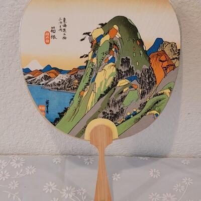 Lot 183: (2) Vintage Disneyland Gift Shop Japanese Fans