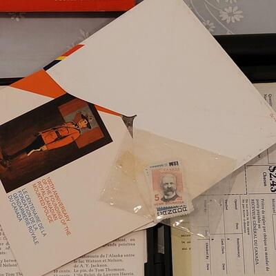 Lot 193: Vintage Canadian Commemorative Stamp Box