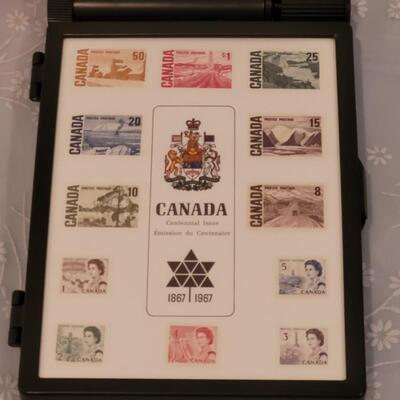 Lot 193: Vintage Canadian Commemorative Stamp Box