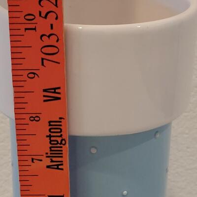 Lot 194: Blue & White Ceramic Vase