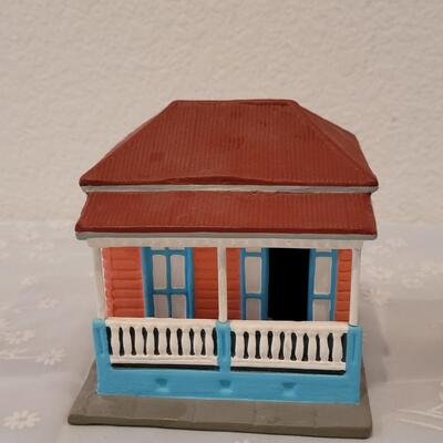 Lot 199: Vintage Reuge Music Box and Makey Ceramic Music Box 