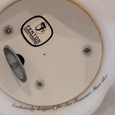 Lot 202: Handpainted Fenton Musical Bell