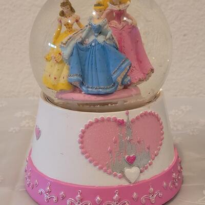 Lot 207: Disney Princess Water Globes
