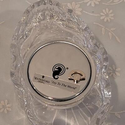 Lot 208: WATERFORD Crystal Angel Musical Trinket Box