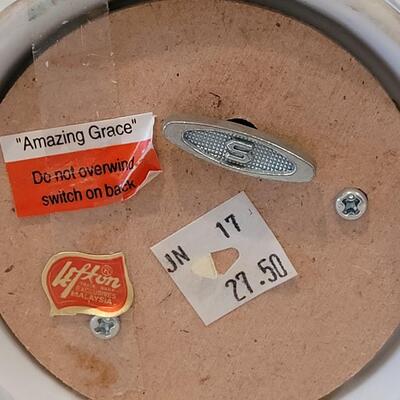 Lot 209: Vintage Lefton Angel Music Box and Unmarked Present Music Box 