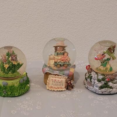 Lot 213: (3) Water Globes