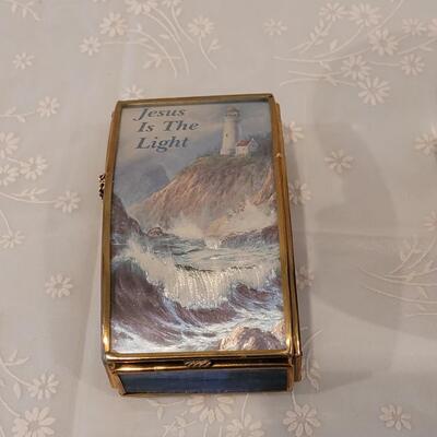 Lot 215: Water Globe and Music Trinket Box
