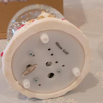 Lot 219: (2) Snow Globes Charming Tails and Snowman