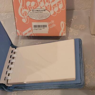 Lot 221: Music Box Album and Trinket Box