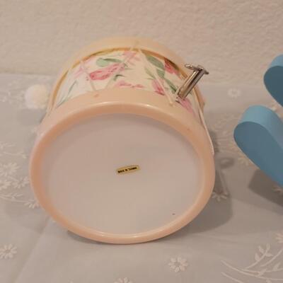 Lot 223: Music Box Rocking Horse and Clown Music Box