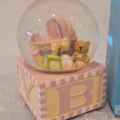 Lot 224: Baby Water Globe and Baby Music Box