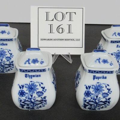 Nice 4 Pc Spice Set With Original Covers, Unmarked
