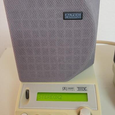 Lot 227: Vintage LucasFilm THX Surround Sound ALTEC LANSING Powered Subwoofer Computer Media System