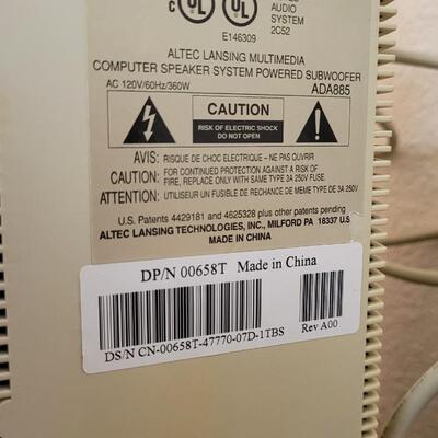 Lot 227: Vintage LucasFilm THX Surround Sound ALTEC LANSING Powered Subwoofer Computer Media System