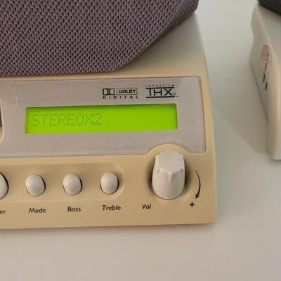 Lot 227: Vintage LucasFilm THX Surround Sound ALTEC LANSING Powered Subwoofer Computer Media System