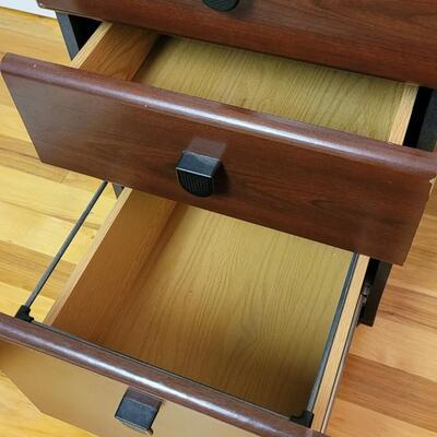 Lot 230: Vintage 3-Drawer File Cabinet 27" x 16" x 20"