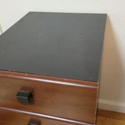 Lot 230: Vintage 3-Drawer File Cabinet 27" x 16" x 20"