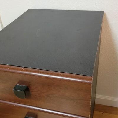 Lot 230: Vintage 3-Drawer File Cabinet 27" x 16" x 20"