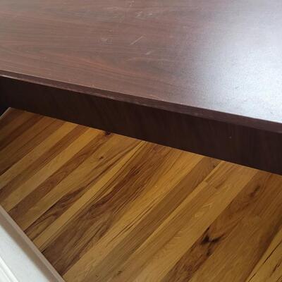 Lot 231: Large Solid Wood Office Desk 36" x 72" x 29" 
