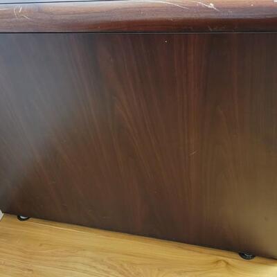Lot 231: Large Solid Wood Office Desk 36" x 72" x 29" 
