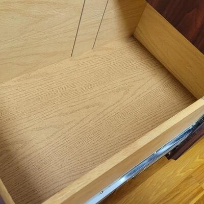 Lot 231: Large Solid Wood Office Desk 36" x 72" x 29" 