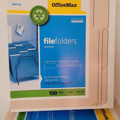 Lot 234: New File Folders (300 Total)