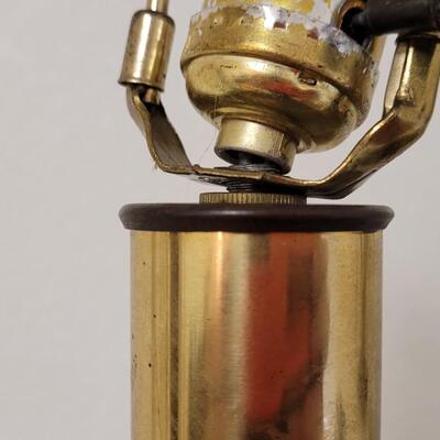 Lot 239: Vintage 29" Tall Mid Century Modern Table Lamp - Repair Job 