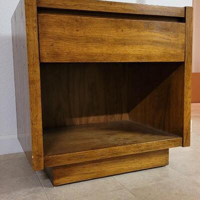 Lot 243: Vintage Mid Century Modern LANE Side Table #1 - 22" x 22" x 16