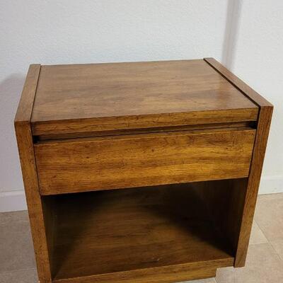 Lot 243: Vintage Mid Century Modern LANE Side Table #1 - 22" x 22" x 16