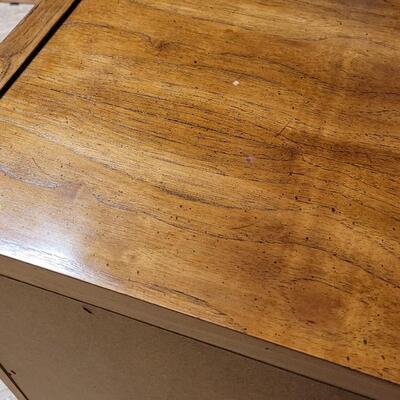 Lot 244: Vintage LANE Mid Century Modern Dresser w/ Mirror 58" x 18" x 29" / 42.5" x 28" Mirror