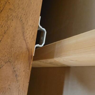 Lot 244: Vintage LANE Mid Century Modern Dresser w/ Mirror 58" x 18" x 29" / 42.5" x 28" Mirror