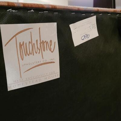 Lot 252: Vintage TOUCHSTONE Chair w/ Ottoman 40" x 36" x 36" (Ottoman is 33" x 25" x 17")