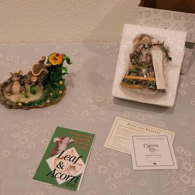 Lot 261: (2) Charming Tails Figurines 