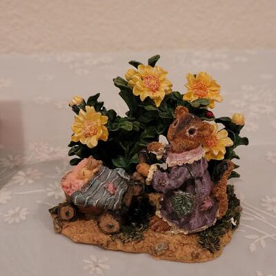 Lot 262: Boyd's Bears Figurine and (2) Trinket Boxes