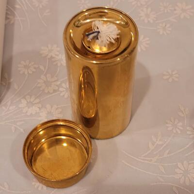 Lot 263: Vintage Brass Cat and Eddie Bauer Oil Lamp