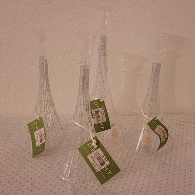 Lot 268: New Glitter Glass Tapers (4)
