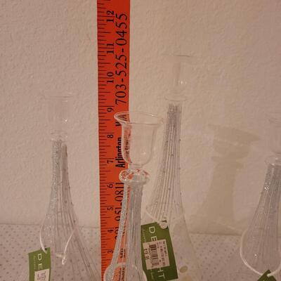 Lot 268: New Glitter Glass Tapers (4)