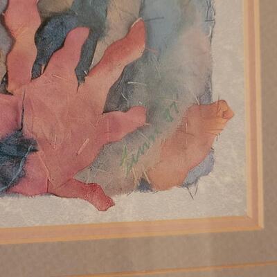 Lot 275: 12" Ã— 24" Fish Artwork